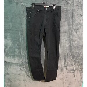 Wrangler Pants Mens 34 X 30 Black Slim Straight Stretch Chino Y2K Outdoor